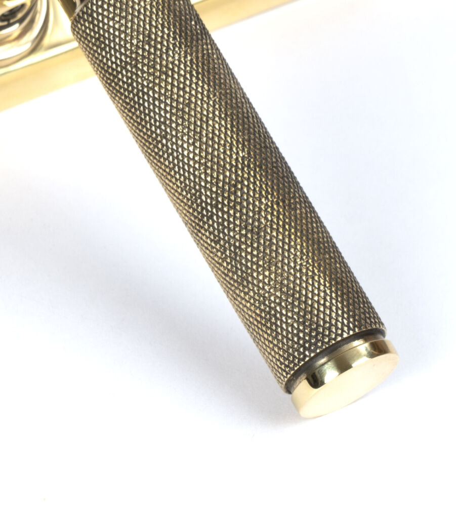 From The Anvil Polished Brass Brompton Slimline Lever Espag. Lock Set - Image 9