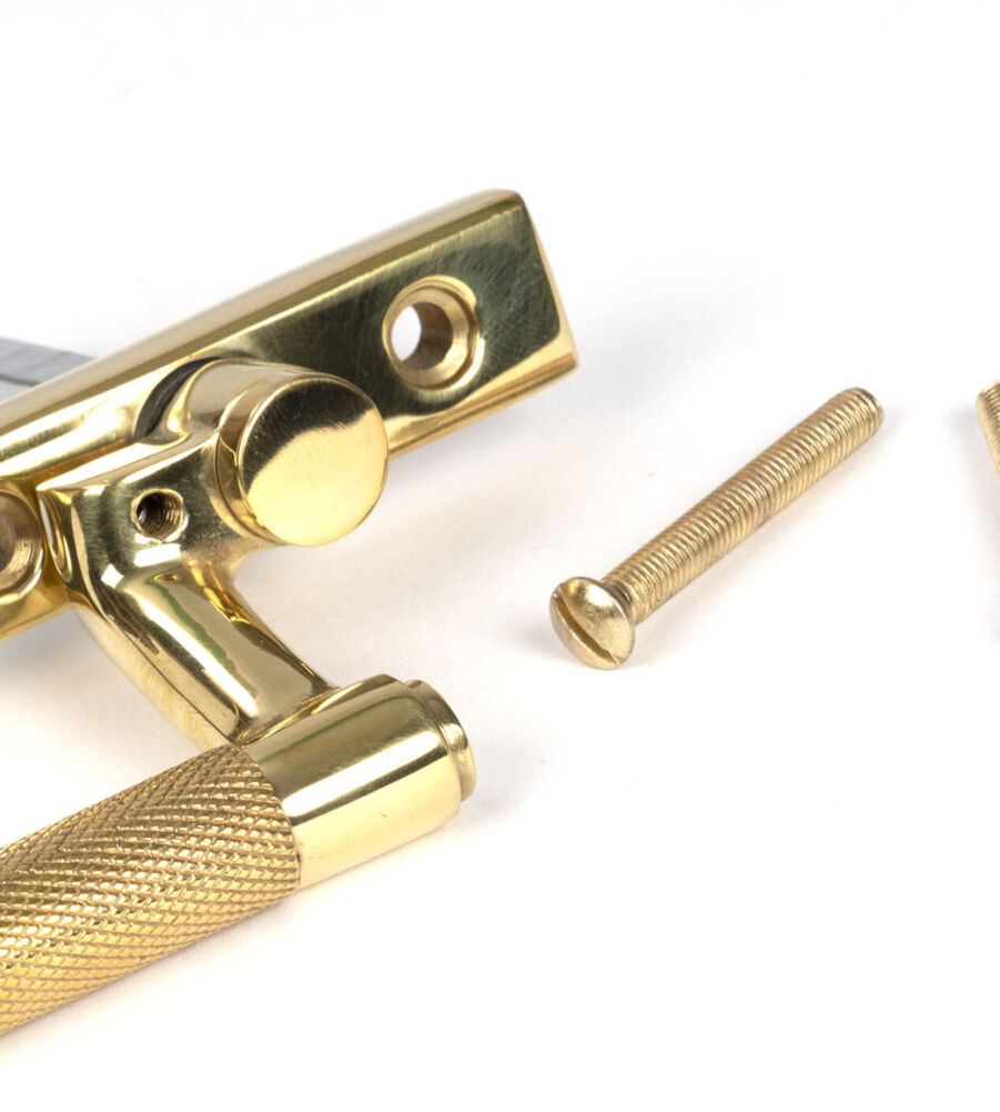 From The Anvil Polished Brass Brompton Espag - RH - Image 4