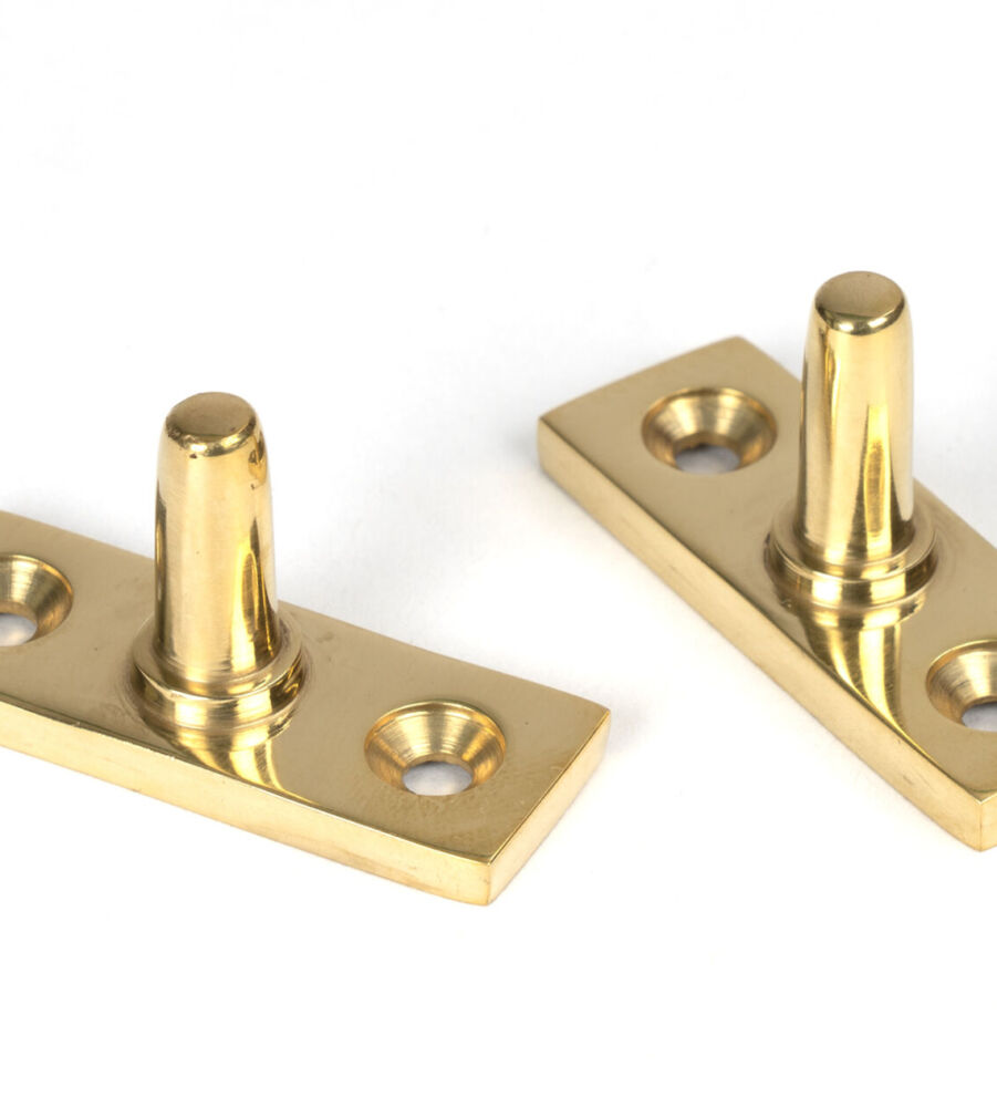 From The Anvil Polished Brass 8" Brompton Stay - Image 5