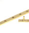 From The Anvil Polished Brass 10" Brompton Stay