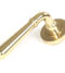 From The Anvil Polished Brass Newbury Lever on Rose Set (Plain)
