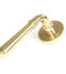 From The Anvil Polished Brass Newbury Lever on Rose Set (Art Deco) - Unsprung