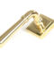 From The Anvil Polished Brass Newbury Lever on Rose Set (Square) - Unsprung