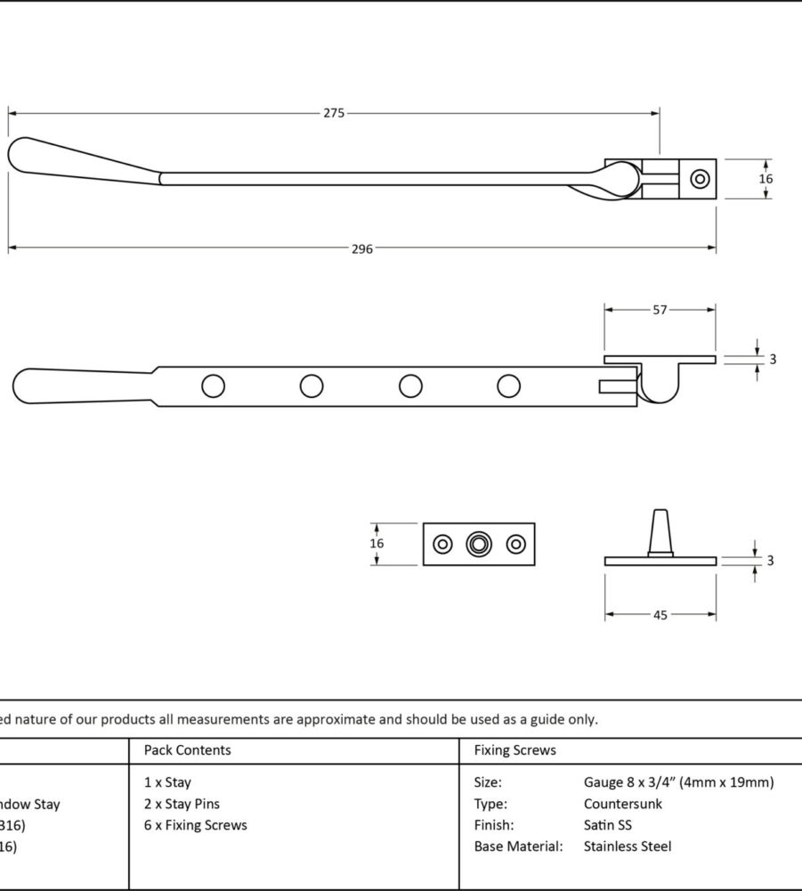 From The Anvil Satin Marine SS (316) 10" Newbury Stay - Image 2