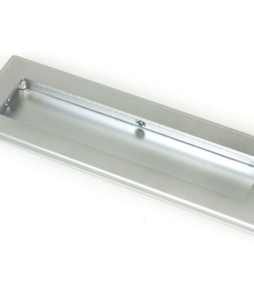 From The Anvil Satin Chrome 175mm Art Deco Rectangular Pull