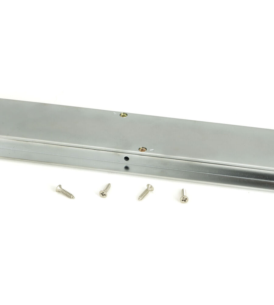 From The Anvil Satin Chrome 250mm Art Deco Rectangular Pull - Image 3