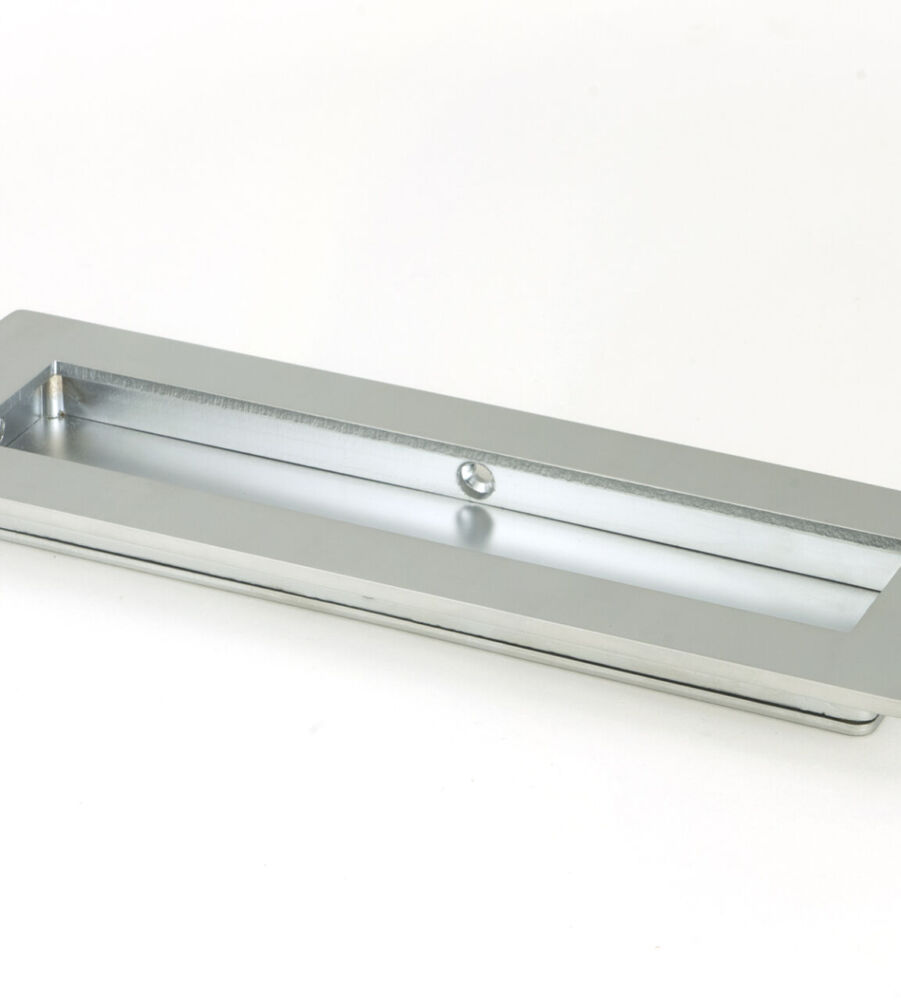 From The Anvil Satin Chrome 175mm Plain Rectangular Pull