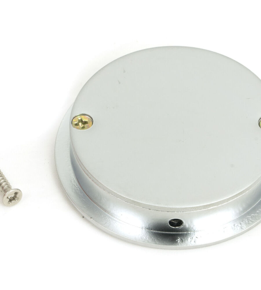 From The Anvil Satin Chrome 60mm Art Deco Round Pull - Image 3