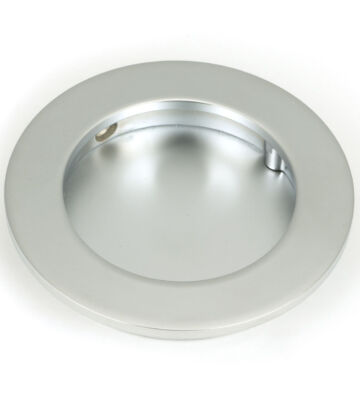 From The Anvil Satin Chrome 75mm Plain Round Pull