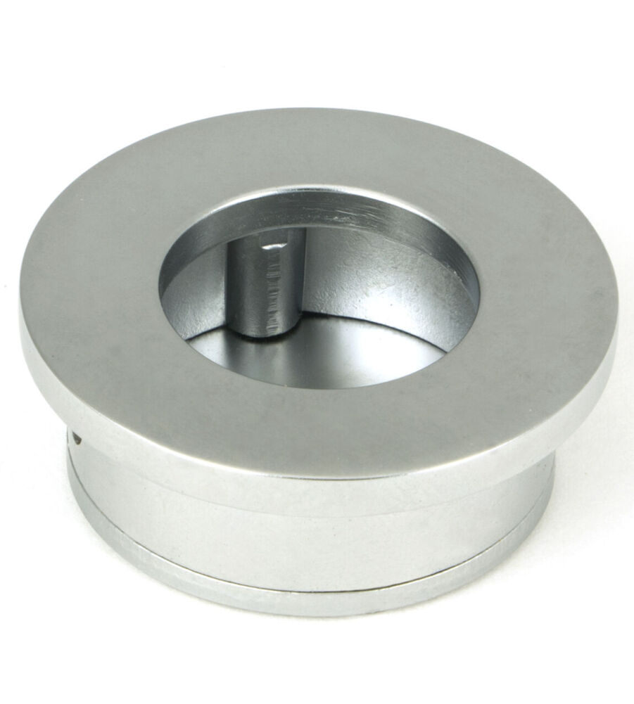 From The Anvil Satin Chrome 34mm Round Finger Edge Pull