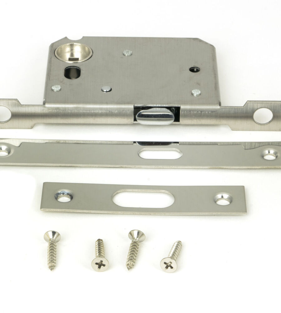 From The Anvil Polished Nickel 50mm Sliding Door Lock - Image 3