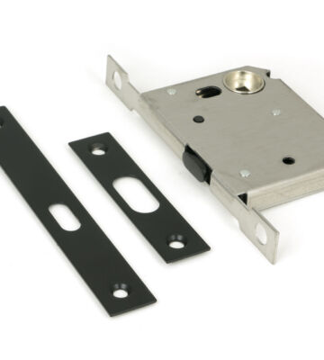 From The Anvil Matt Black 50mm Sliding Door Lock