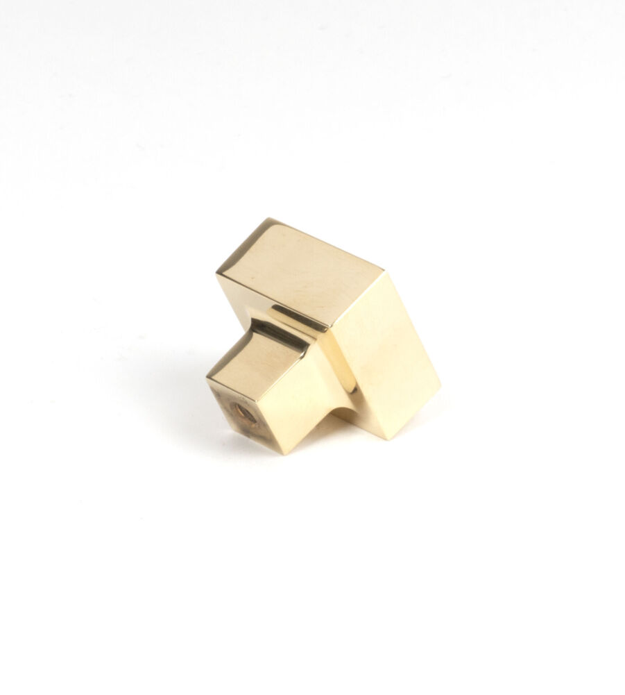 From The Anvil Polished Brass Albers Cabinet Knob - 25mm - Image 4