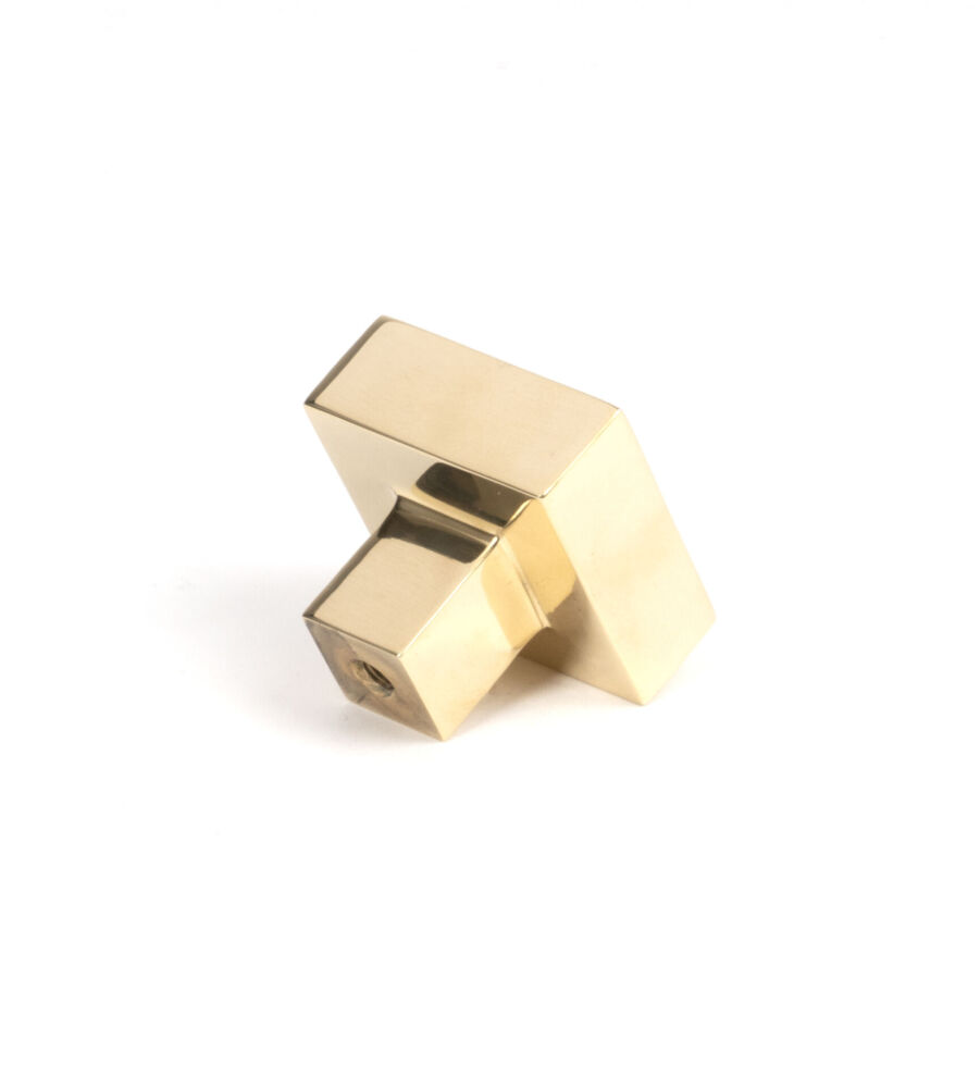 From The Anvil Polished Brass Albers Cabinet Knob - 30mm - Image 4
