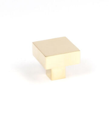 From The Anvil Polished Brass Albers Cabinet Knob – 30mm