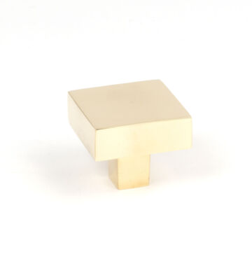 From The Anvil Polished Brass Albers Cabinet Knob – 35mm