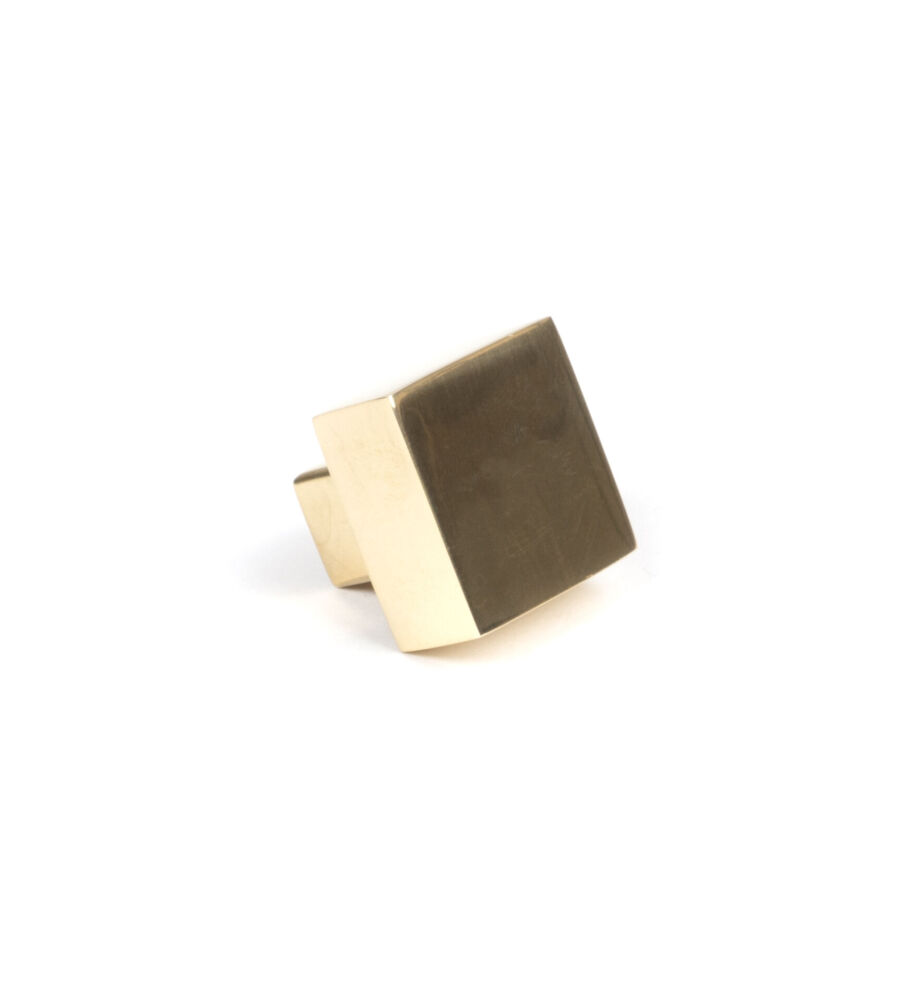 From The Anvil Aged Brass Albers Cabinet Knob - 25mm - Image 3