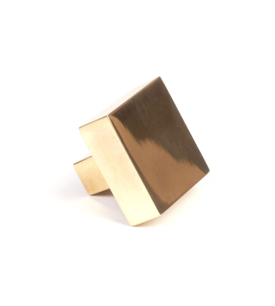 From The Anvil Aged Brass Albers Cabinet Knob - 35mm - Image 3