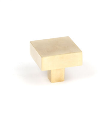 From The Anvil Aged Brass Albers Cabinet Knob – 35mm