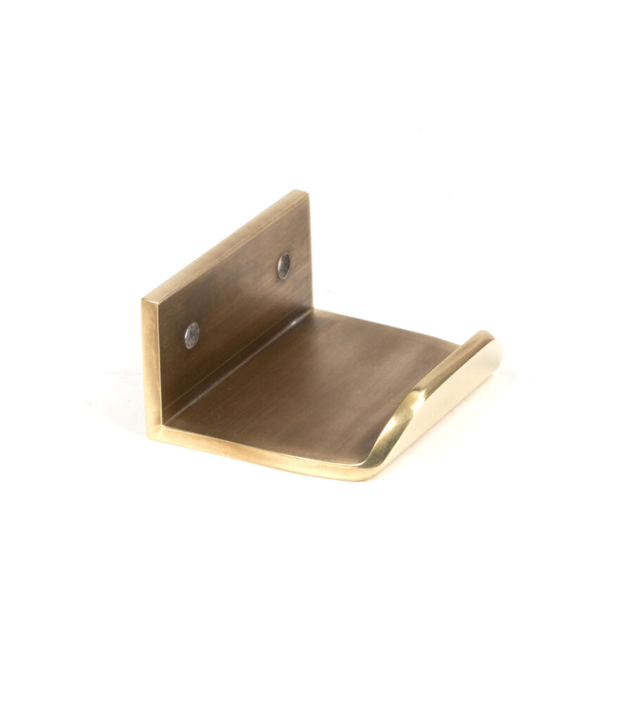 From The Anvil Aged Brass 50mm Moore Edge Pull - Image 3