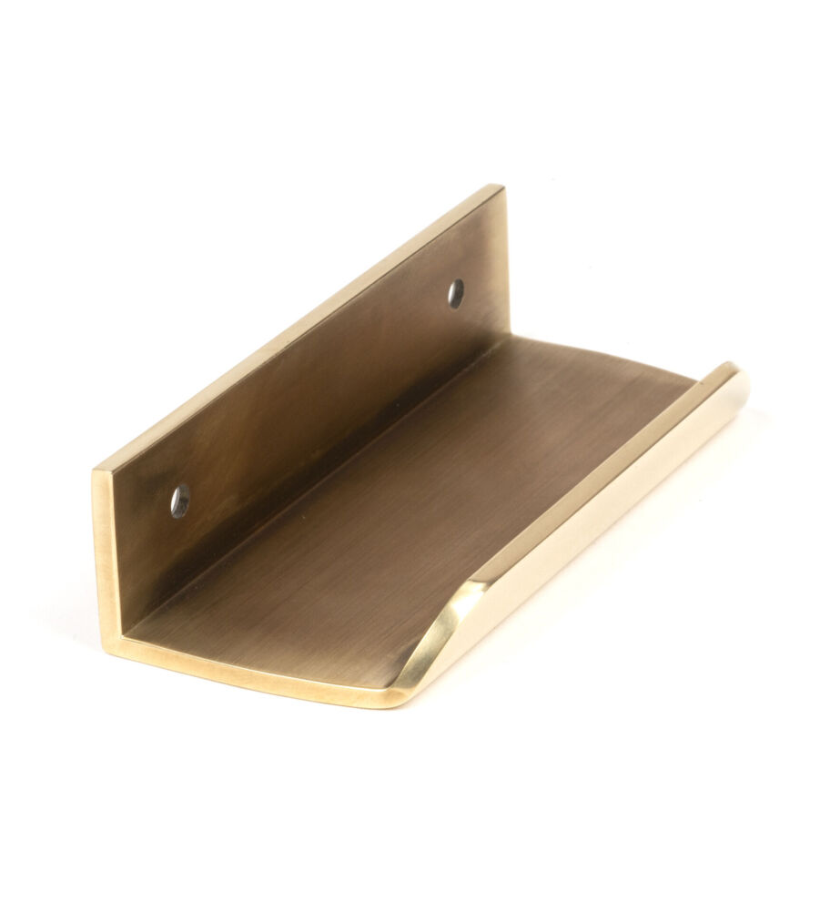 From The Anvil Aged Brass 100mm Moore Edge Pull - Image 3