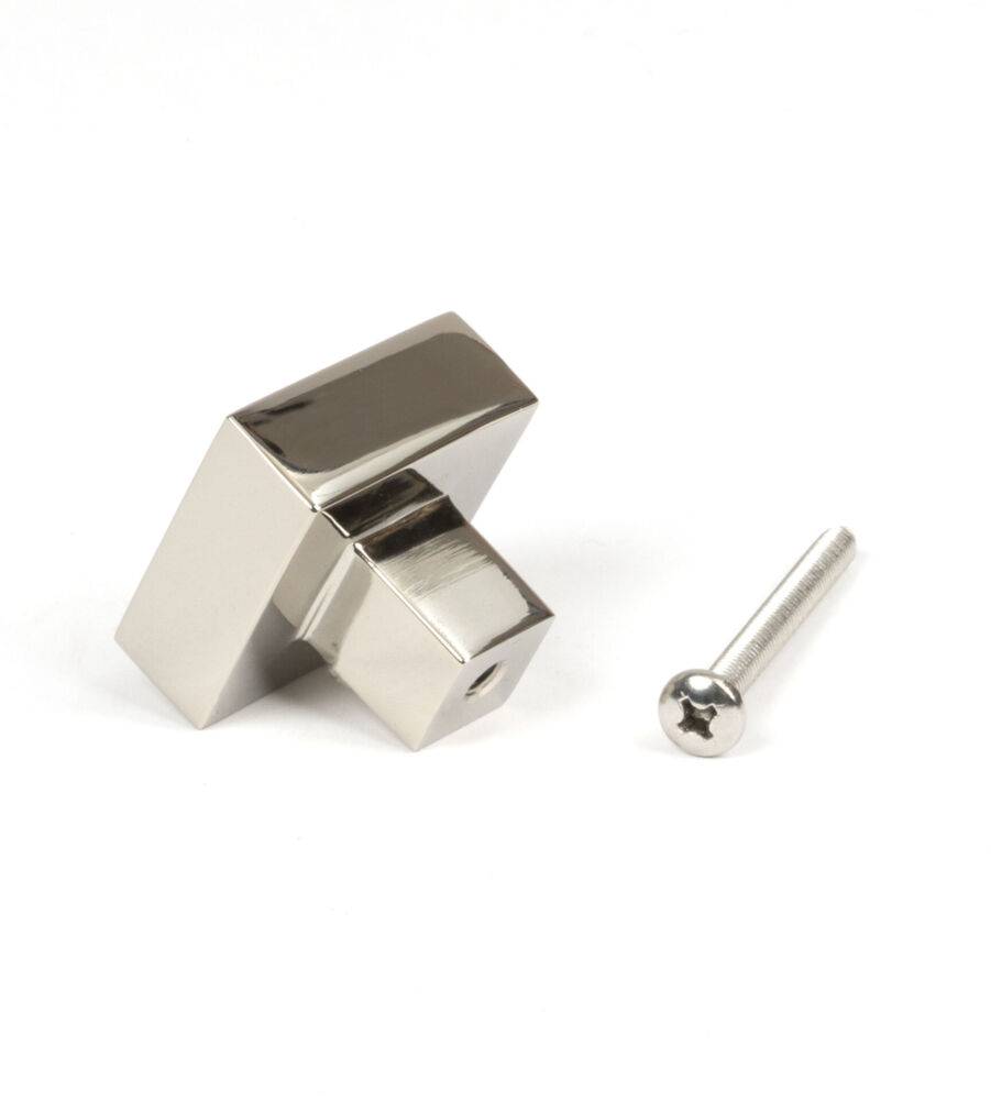 From The Anvil Polished Nickel Albers Cabinet Knob - 30mm - Image 5