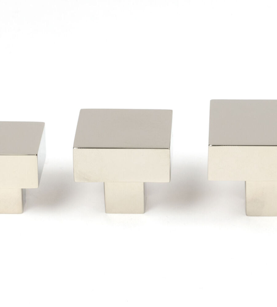 From The Anvil Polished Nickel Albers Cabinet Knob - 30mm - Image 6