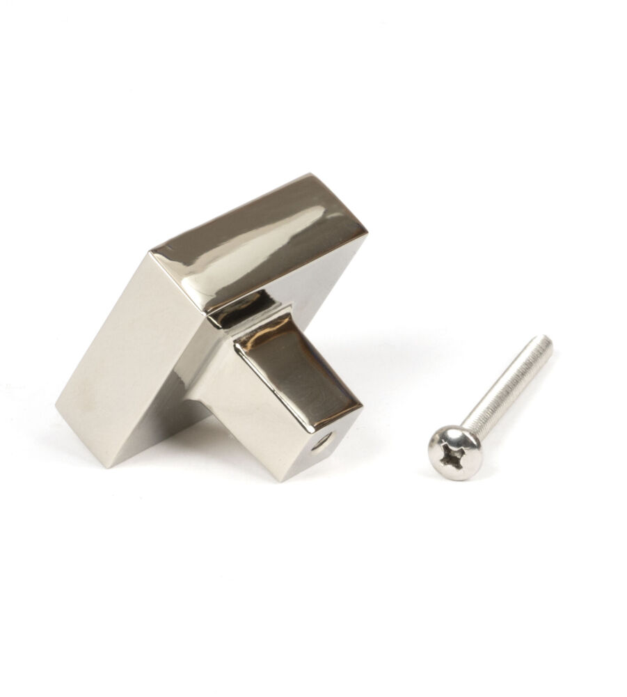 From The Anvil Polished Nickel Albers Cabinet Knob - 35mm - Image 5