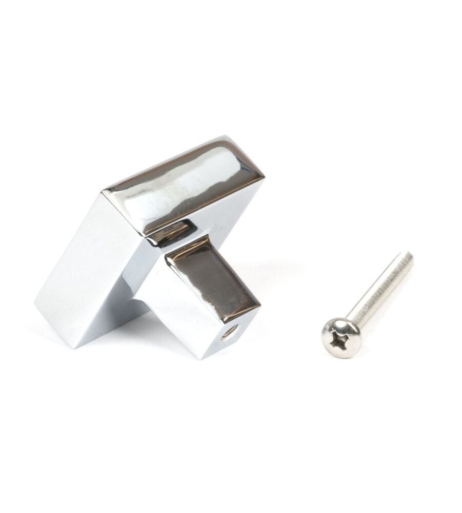 From The Anvil Polished Chrome Albers Cabinet Knob - 35mm - Image 5