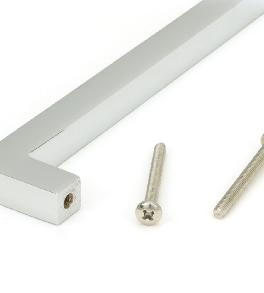 From The Anvil Polished Chrome Albers Pull Handle - Medium - Image 5