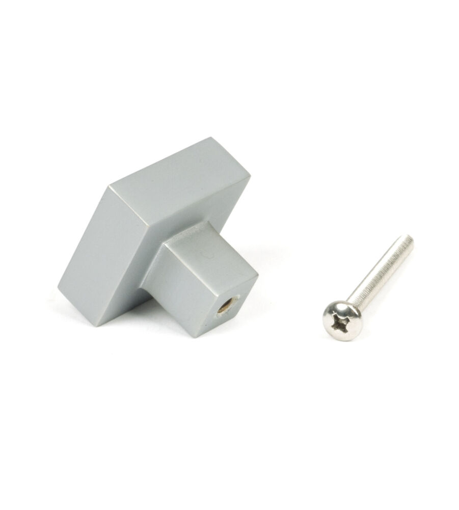From The Anvil Satin Chrome Albers Cabinet Knob - 30mm - Image 5