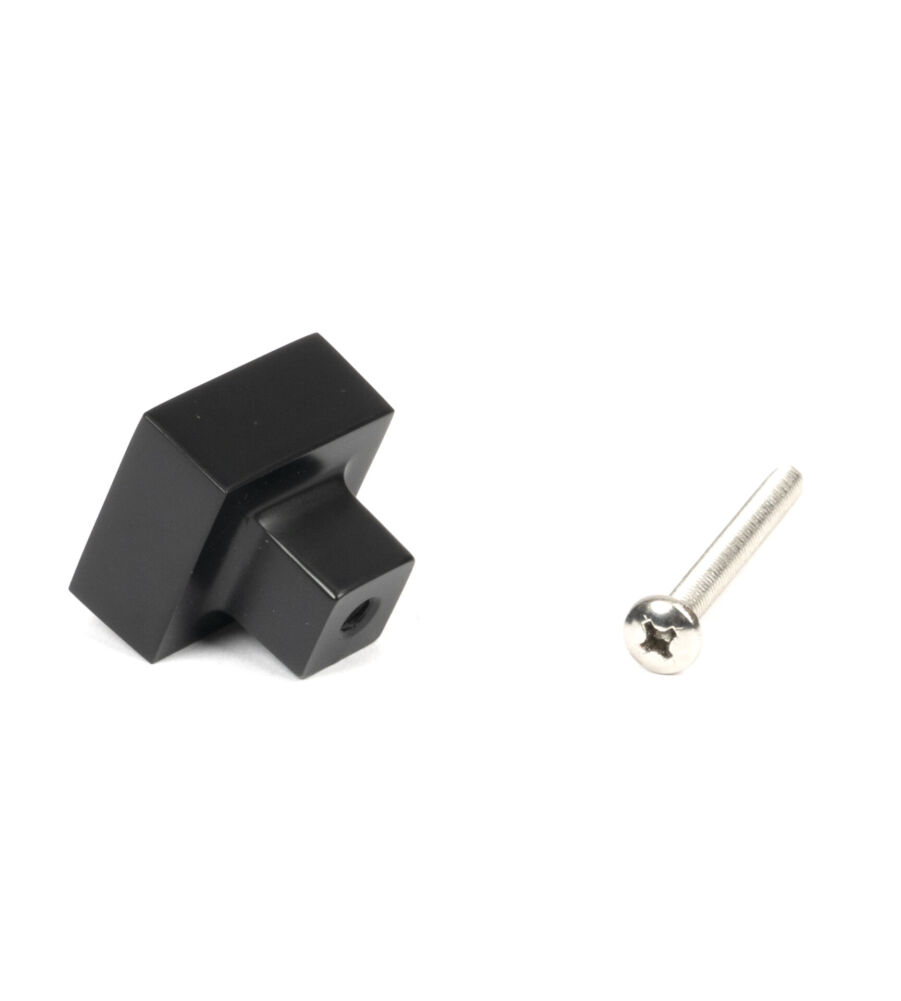 From The Anvil Matt Black Albers Cabinet Knob - 25mm - Image 5