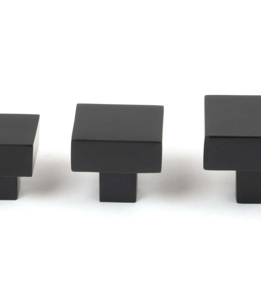 From The Anvil Matt Black Albers Cabinet Knob - 25mm - Image 6