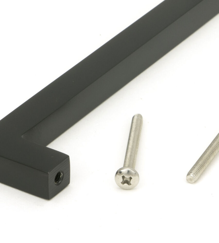From The Anvil Matt Black Albers Pull Handle - Medium - Image 5