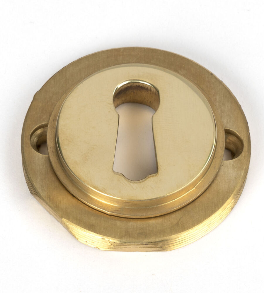 From The Anvil Polished Brass Round Escutcheon (Beehive) - Image 7