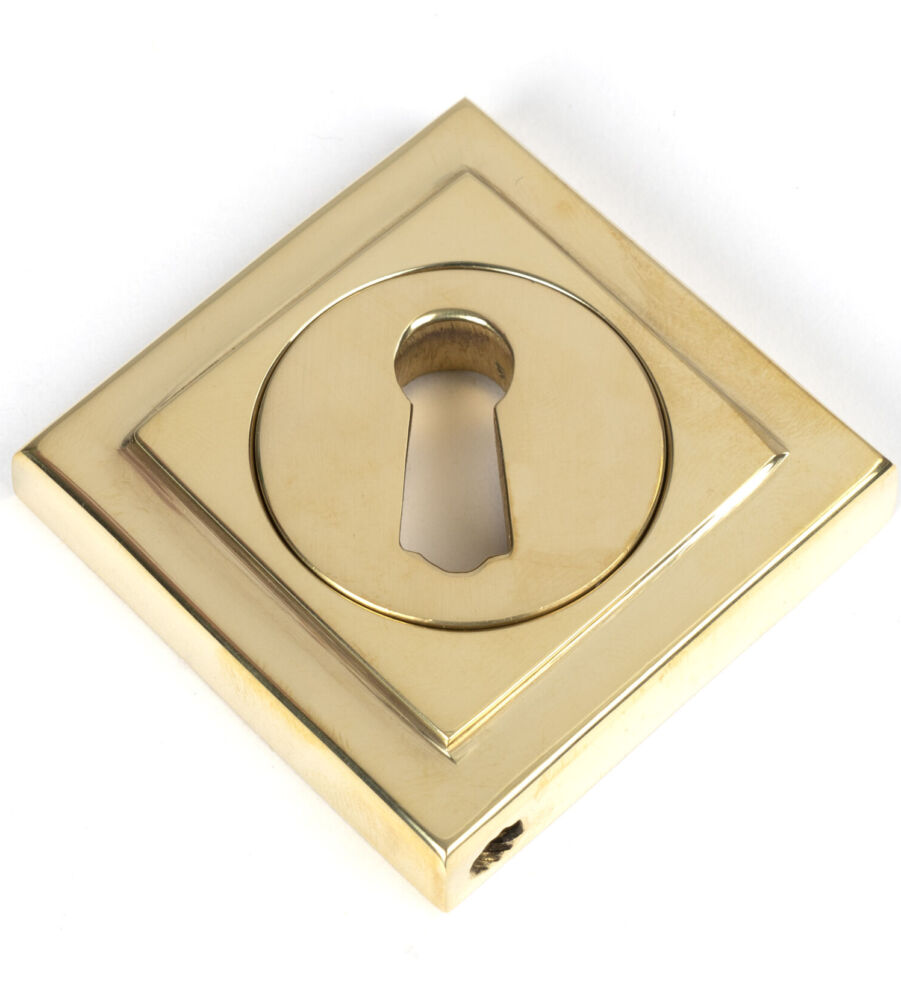 From The Anvil Polished Brass Round Escutcheon (Square) - Image 3