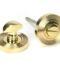 From The Anvil Polished Brass Round Thumbturn Set (Beehive)