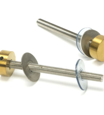 From The Anvil Aged Brass (304) 100mm Bolt Fixings for T Bar (2)