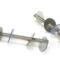 From The Anvil Satin SS (304) 100mm Bolt Fixings for T Bar (2) - Offset