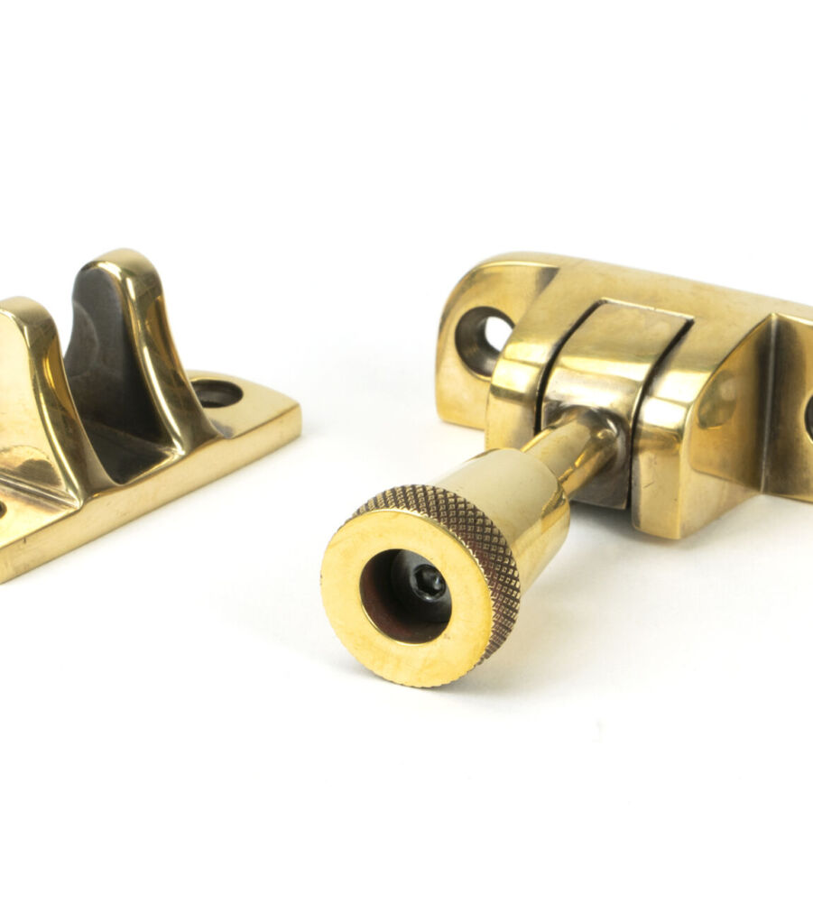 From The Anvil Aged Brass Brompton Brighton Fastener (Radiused) - Image 3