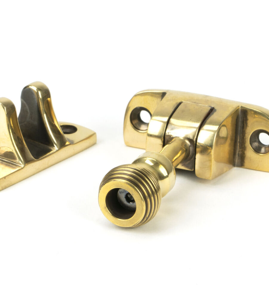 From The Anvil Aged Brass Beehive Brighton Fastener (Radiused) - Image 3