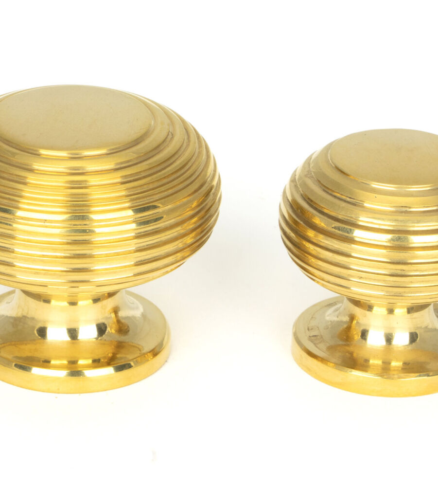 From The Anvil Polished Brass Beehive Cabinet Knob 40mm - Image 4