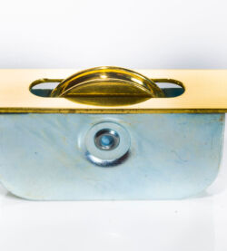 Endurance Square Sash Pulley Wheel 13/4'' Wheel Polished Brass - Image 2