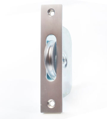 Endurance Square Sash Pulley Wheel 13/4” Wheel Satin Chrome