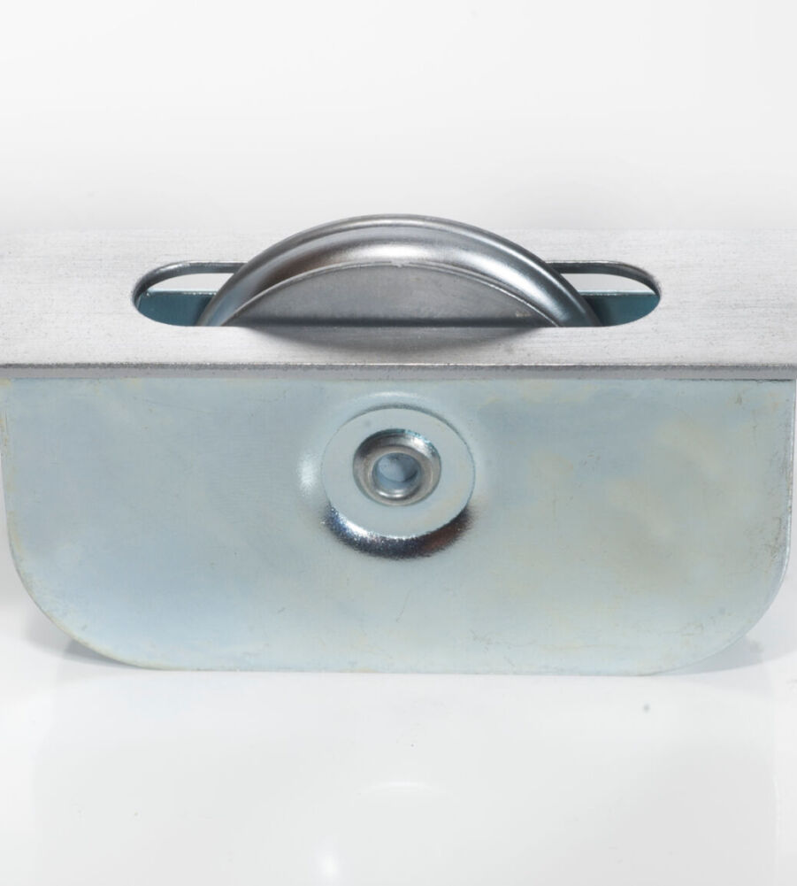 Endurance Square Sash Pulley Wheel 13/4'' Wheel Satin Chrome - Image 2
