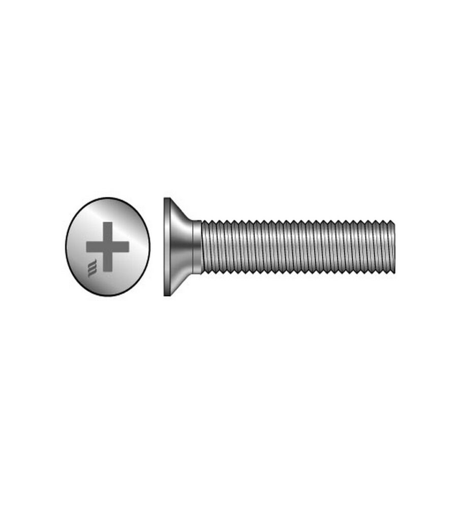 Rapierstar StarPVCU MS M5 X 70 Phillips Recess Csk M/Screw Carbon Steel Zinc Box/200