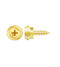 Rapierstar StarPVCU NFG 4.3 X 10 Nipple Fast Thrd Gimlet Point Carbon Steel Yellow Box/500