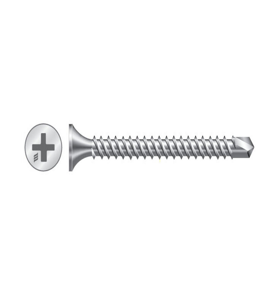 Rapierstar StarPVCU BSR 4.2 X 50 Bugle Csk S/Tapp S/Dril Point Carbon Steel Zinc Box/500