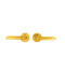 ASSA 640 Polished Brass Lever Scandi Door Handles