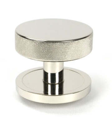 From The Anvil Polished Nickel Brompton Centre Door Knob (Plain)